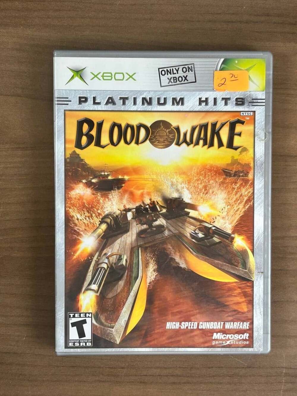 Blood Wake Platinum Hits Original Xbox 2002 Complete w/ Manual CIB